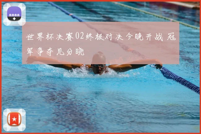 世界杯决赛02终极对决今晚开战 冠军争夺见分晓